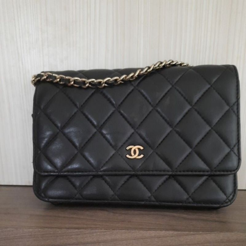 Preloved Chanel WOC lambskin