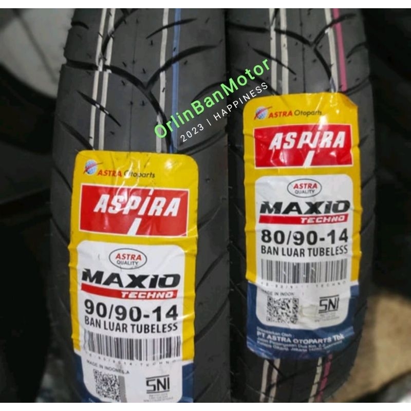 BAN LUAR SET ASPIRA VARIO150/BAN LENGKAP ASPIRA METIC BEAT POP/BAN SET DEPAN BELAKANG SUZUKI NEX/BAN