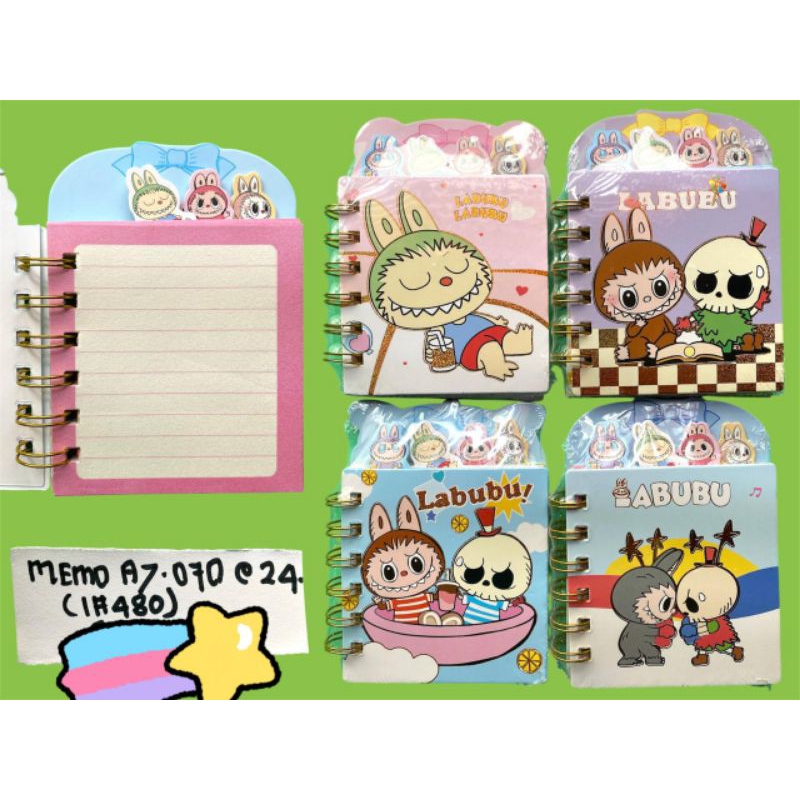 

MEMO COVER TEBAL A7 INDEX LABUBU