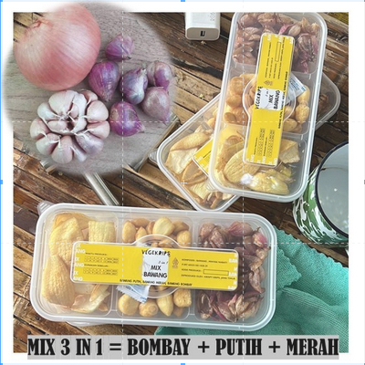 

KERIPIK MIX BAWANG 3 IN 1 (BAWANG BOMBAY, BAWANG MERAH DAN BAWANG PUTIH) TOPLES