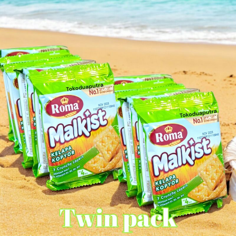 

Roma Malkist kelapa kopyor Sachet 2 Renceng ( Twin pack )