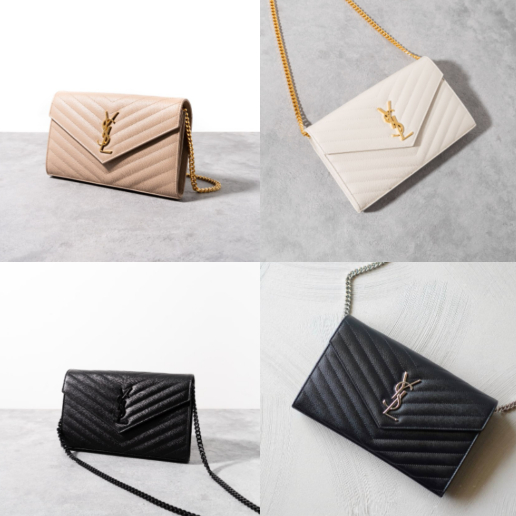 YSL Monogram Wallet On Chain 22cm