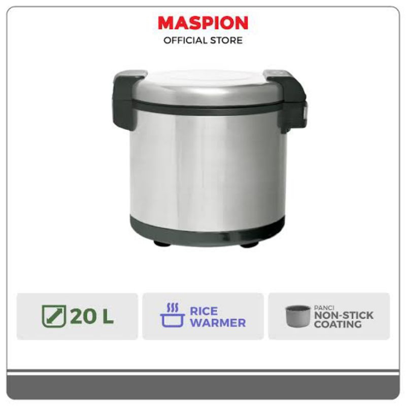 MASPION Magic Jar Maspion Pemanas Nasi MRJ-200 BS 20Liter