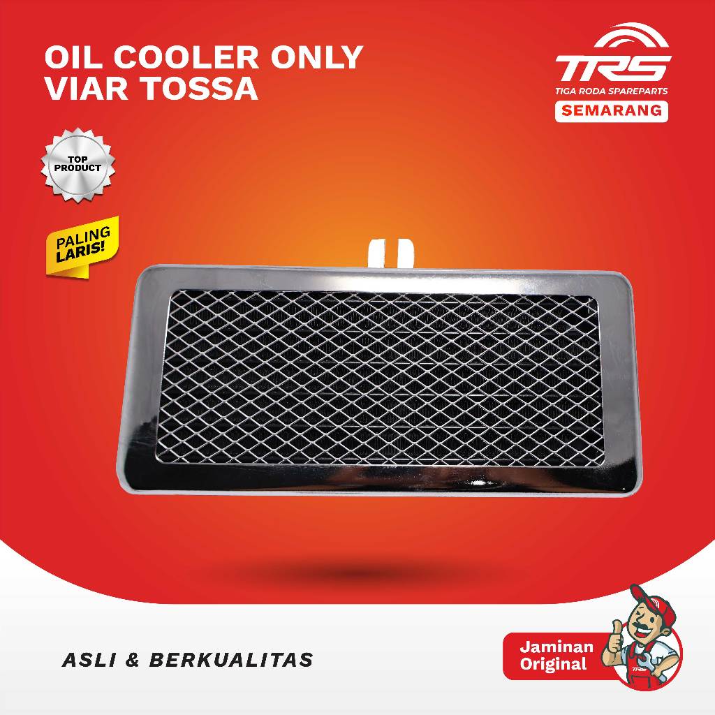 TRS Oil Cooler Set Tossa Hercules Viar Tipe Non Radiator Spareparts Original TRS SEMARANG