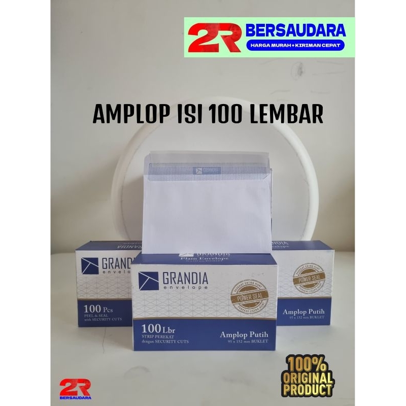 

Grandia Amplop Isi 100 Lembar