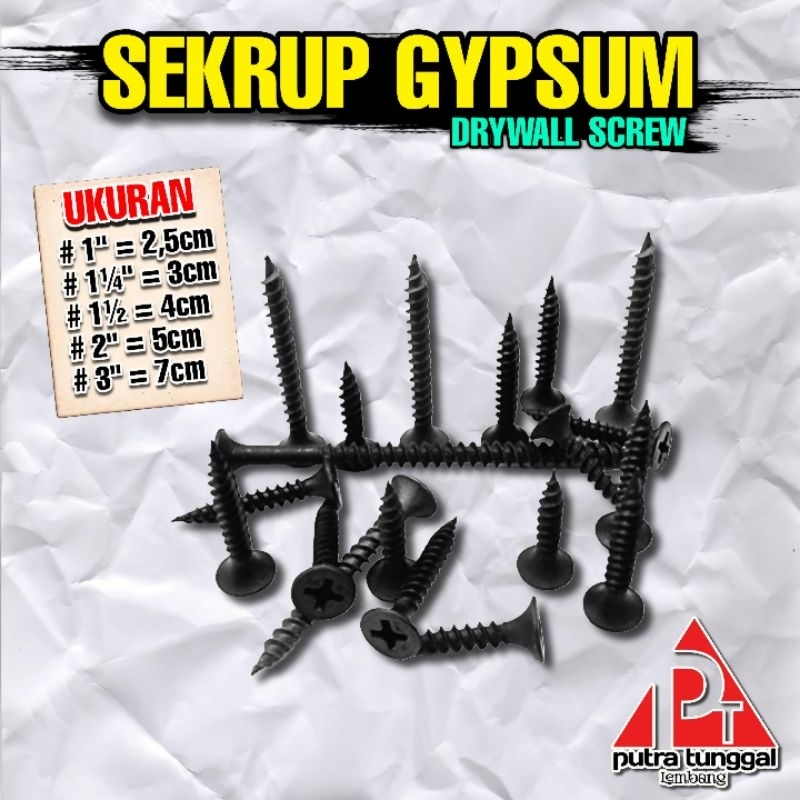 Sekrup Gypsum / Drywall Screw Dus