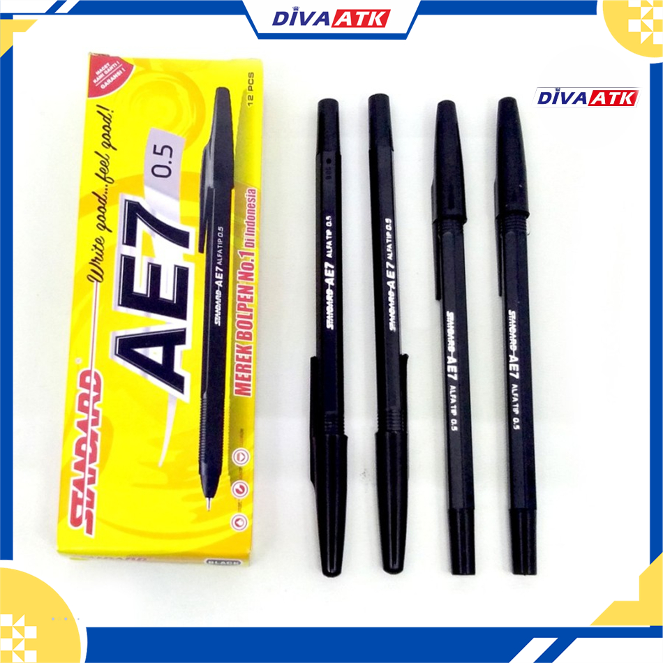 

Pulpen STANDART AE-7 HITAM