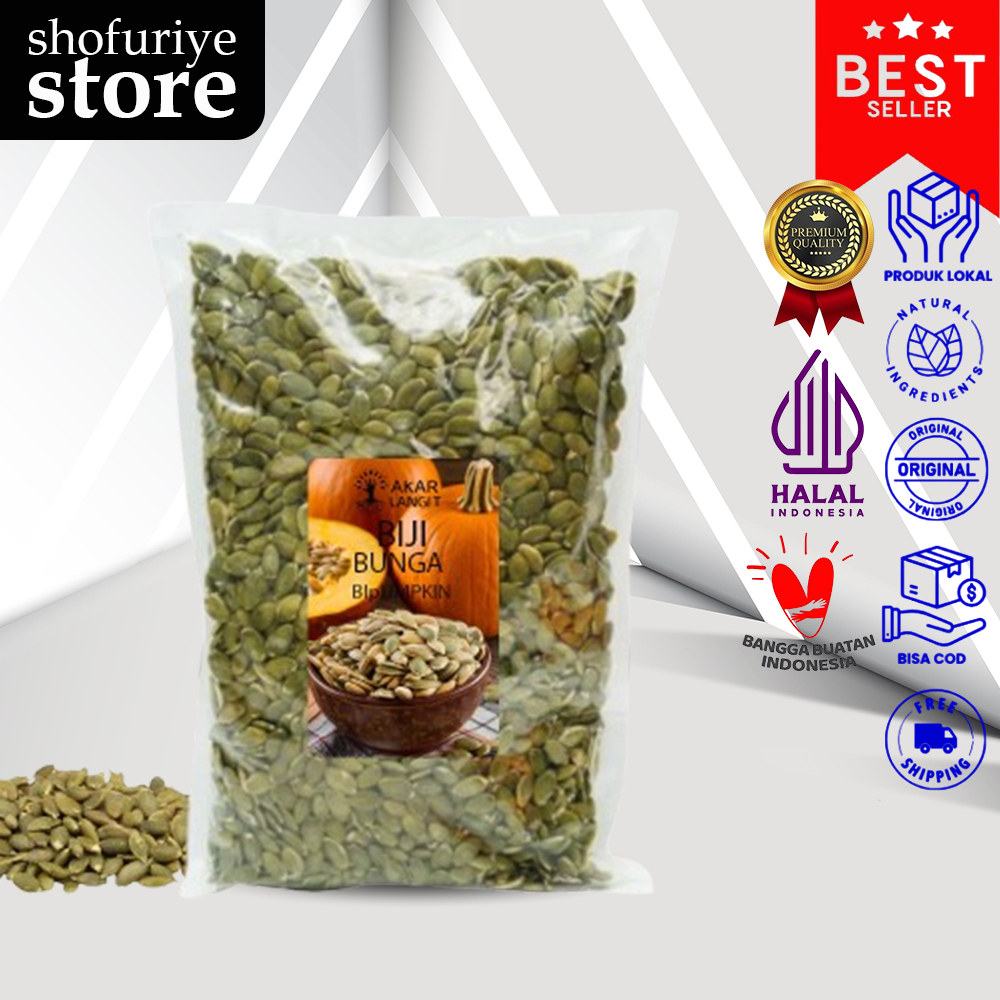 

Organic Pumpkin Seed 1 kg Biji Labu Organik Original Healthy Food