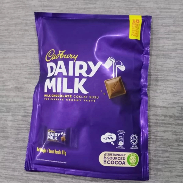 

Cadbury Dairy Milk Cokelat Share Bag Sharebag Mini Bites 81 Gram Isi 18 Pcs x 4.5 Gram