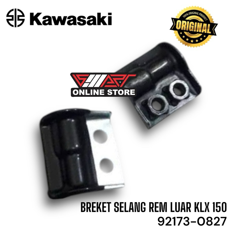BREKET SELANG REM LUAR DEPAN KLX 150 (92173-0827)
