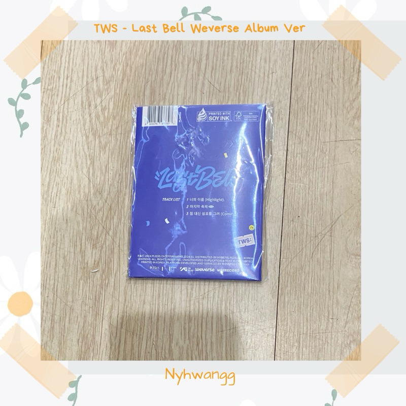 TWS - LAST BELL WEVERSE ALBUM VER [READY STOCK]