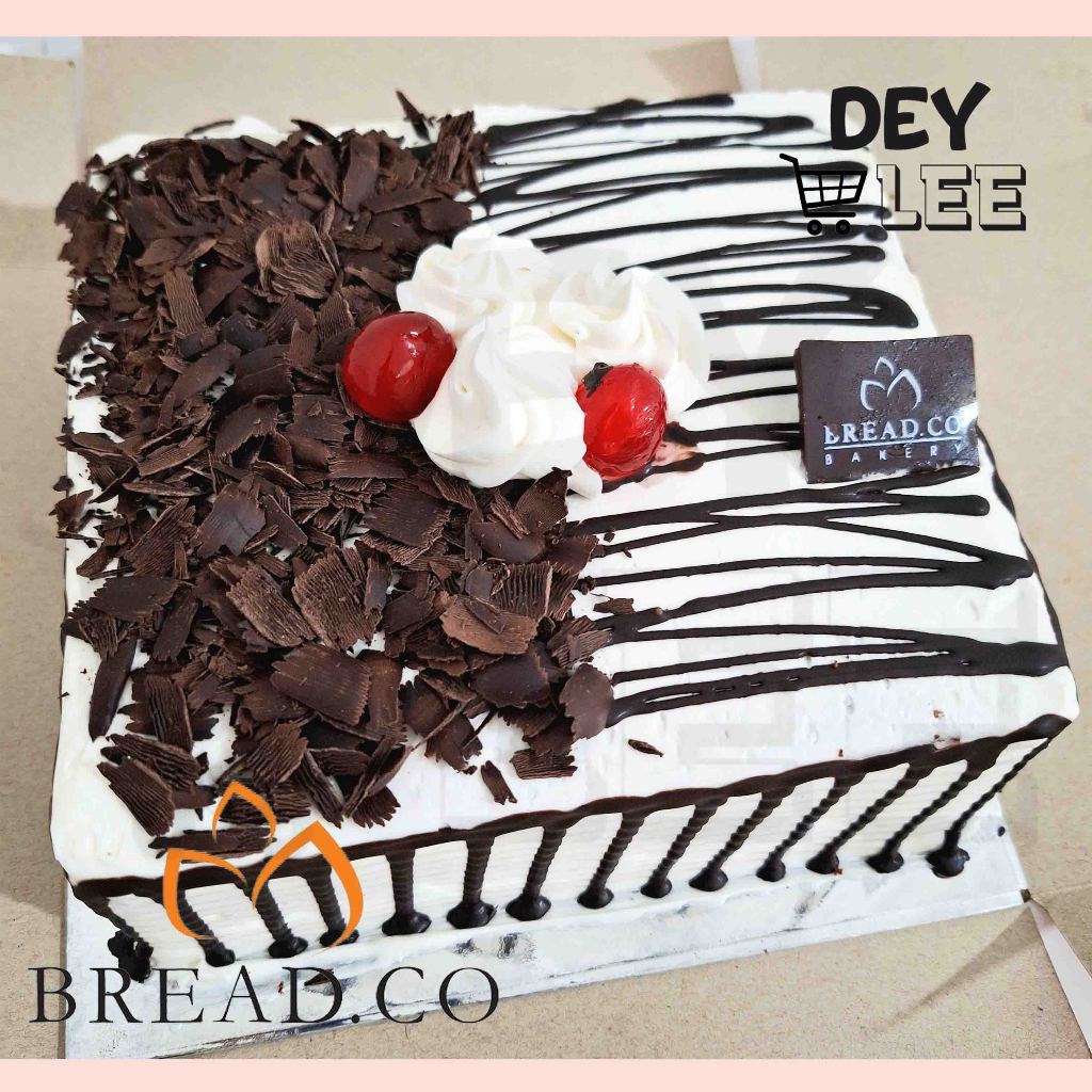 

BREADCO Black Forest Birthday Cake Kotak Persegi 20x20cm Kue Ulang Tahun Bandung