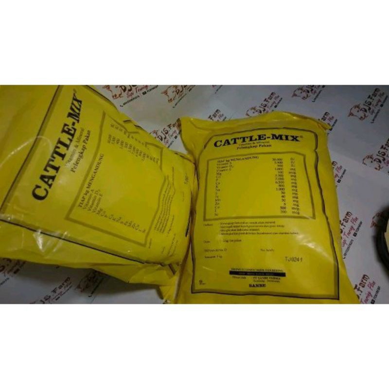 CATTLE MIX 1KG MINERAL SAPI KAMBING DOMBA PREMIX CATTLE MIX