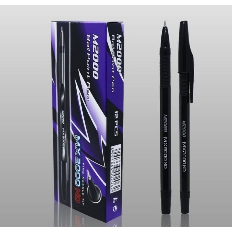 

Pulpen M2000ND HITAM - BIRU ISI 12 PCS / MX2000 1LUSIN