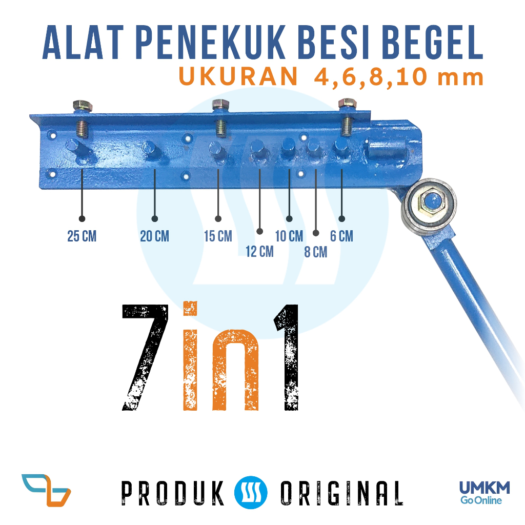 Penekuk Besi 10 mm Alat Tekuk Begel Besi Beton Pen Begel Nako Strip Ukuran 4 6 8 10 12 mm