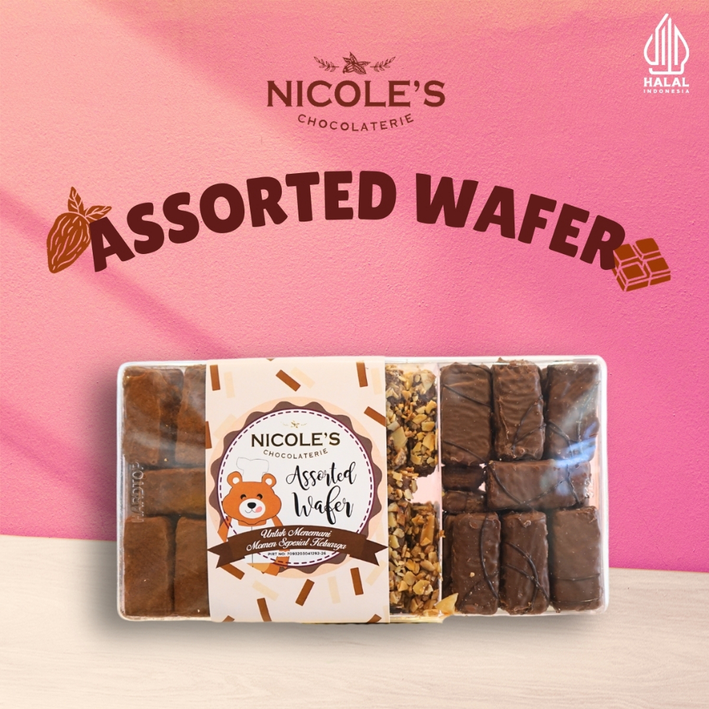

Nicoles Trio assorted wafer