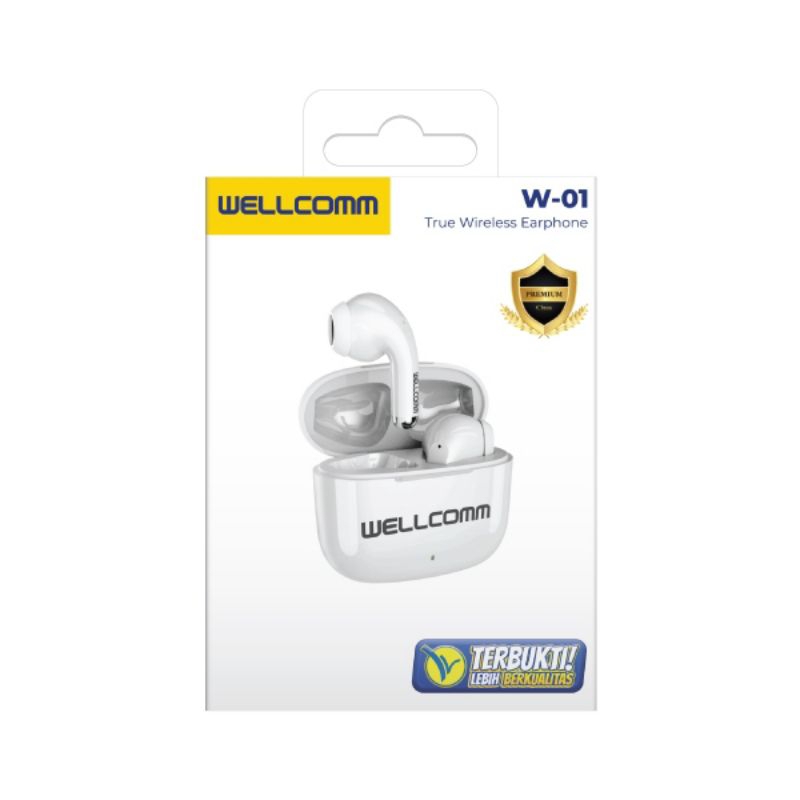 HF EARPHONE BLUETOOTH TWS W-01 WELLCOMM