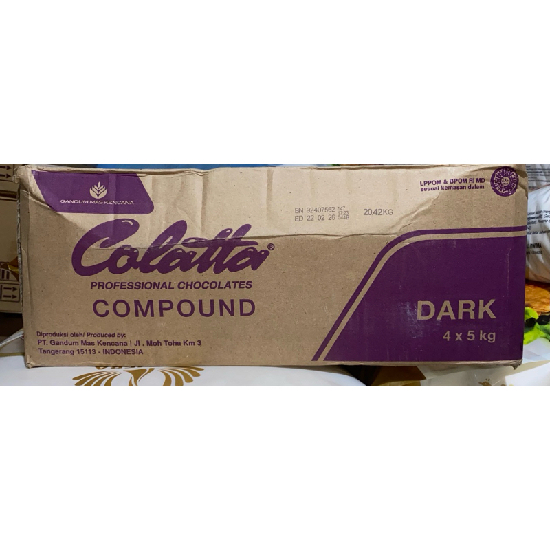 

COKLAT COLATTA DARK 5kg x 4 PACK | 1 DUS