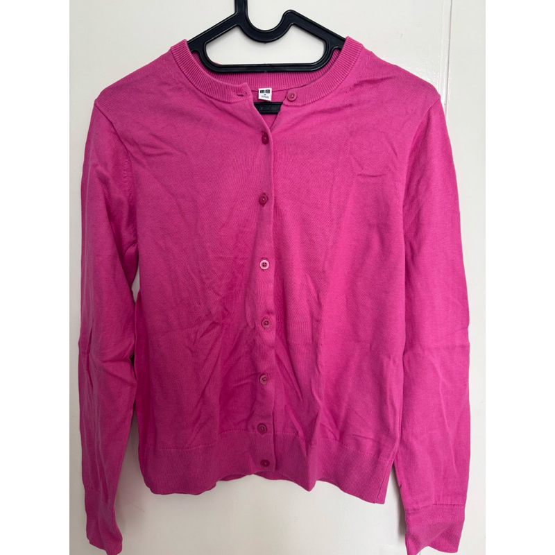SOLD cardigan uniqlo pink