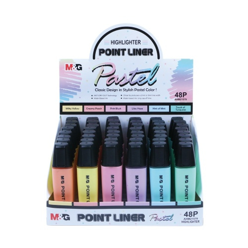 

M&G HIGHLIGHTER ( POINT LINER PASTEL ) AHM21578