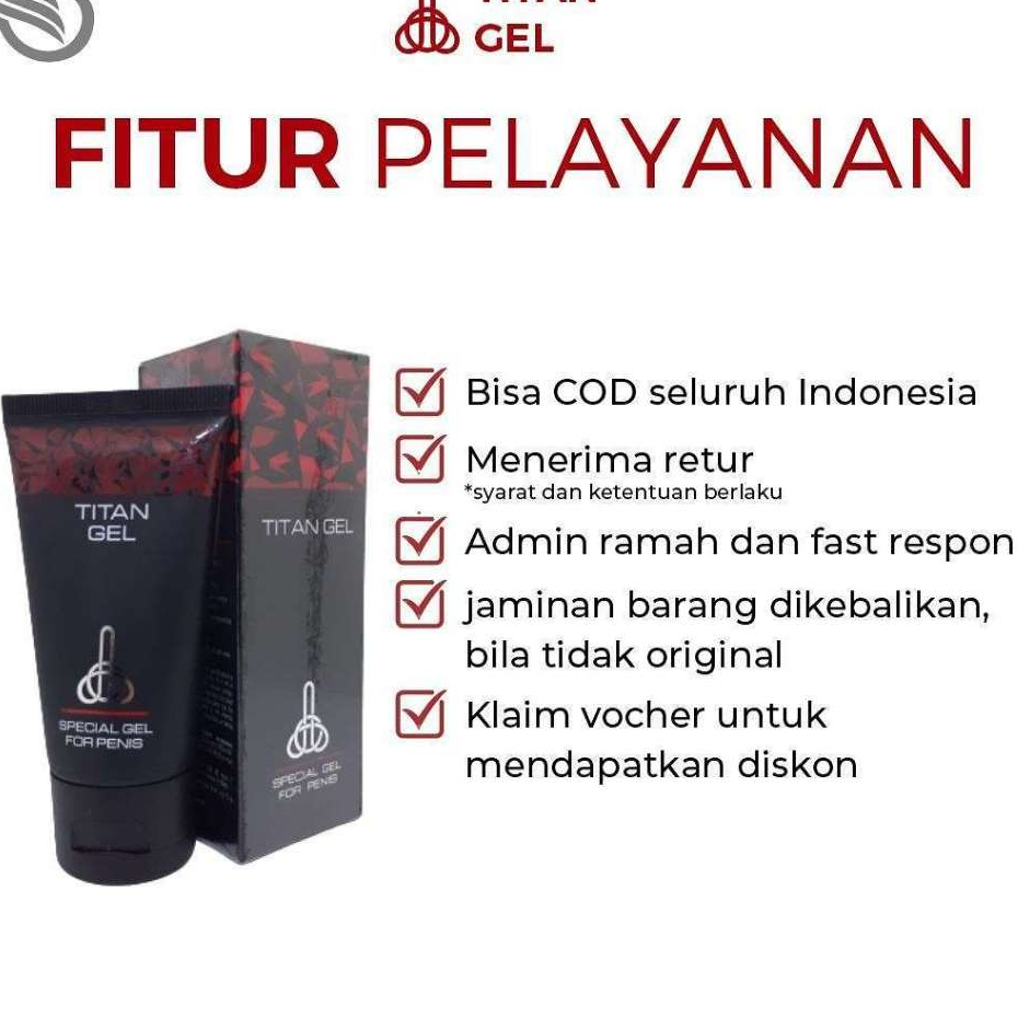 Titan Gel TANTRA - TITAN GEL MERAH Original 100%