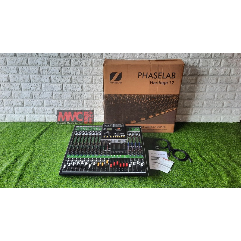 MIXER PHASE LAB HERITAGE 12 DOUBLE EFEK ORIGINAL