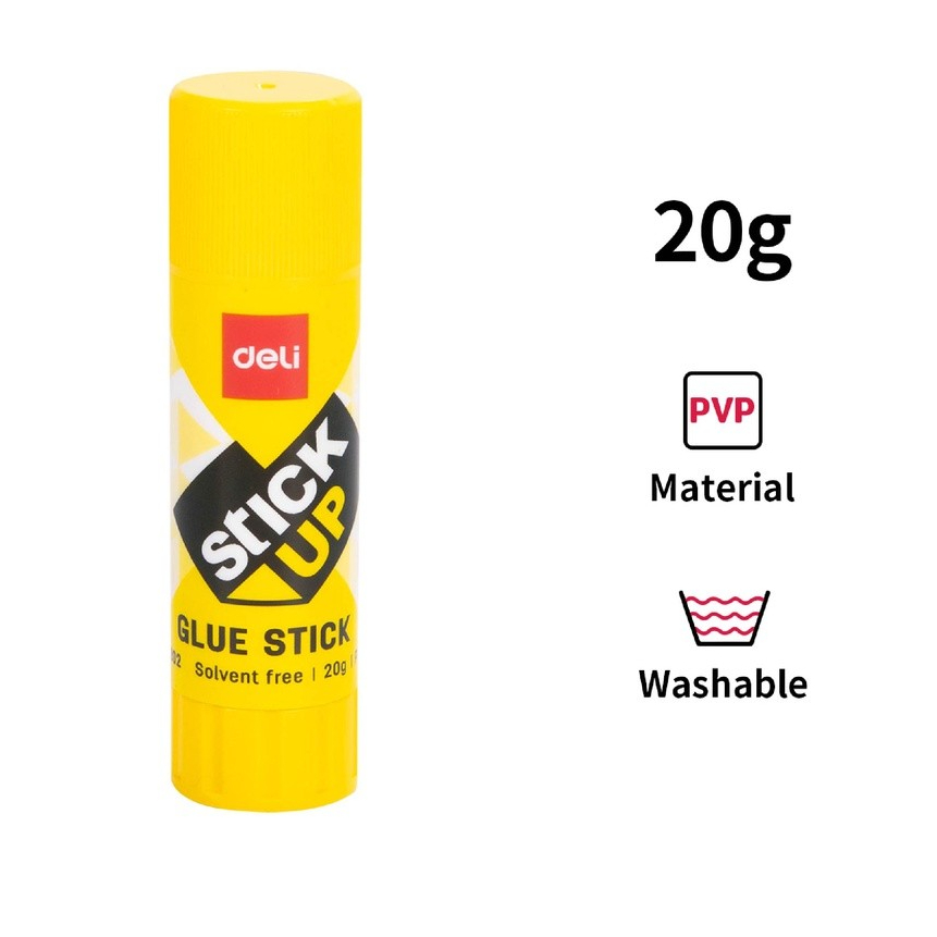 

Deli EA20210 Lem Stick Super Kuat PVP 20 Gram Cepat kering tidak beracun dapat dicuci