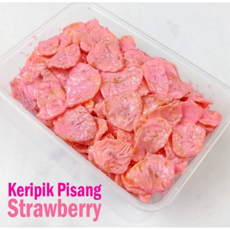 

Keripik Pisang Lumer Strawberry by Danetta Food