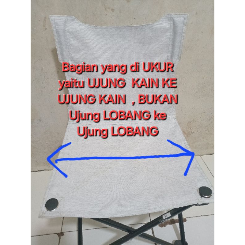 RB Kain Pengganti Kursi Lipat Outdoor , Kain Pengganti Kursi Lipat Camping , Kain Pengganti Kursi
