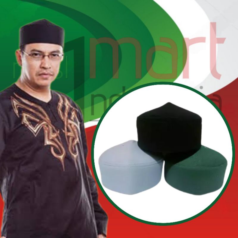Peci Uje Ustadz Jefri Al Bukhari versi Kerucut Sufi Thoriqoh Tinggi 8,5CM
