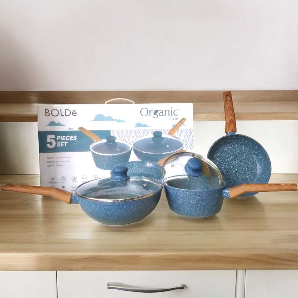 Panci set Organik 5 pcs set / Bolde / Granit