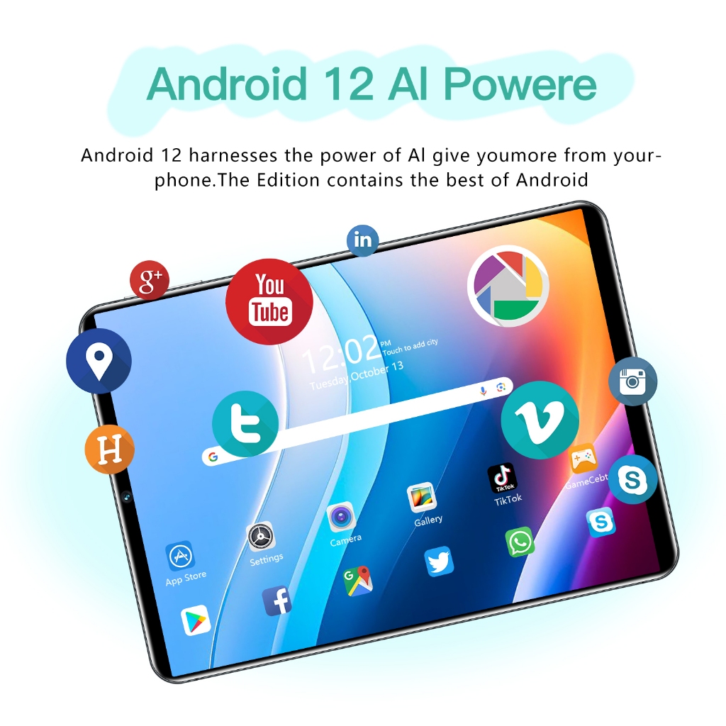 BUB Hancdon Tab X30Pro (16GB+1024GB) 11.6inch"IPs Screen TabletAndroid 12 8800 mAhDual Sim