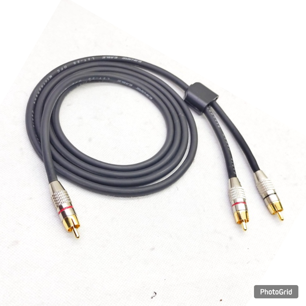Kabel RCA Subwoofer 1 RCA To 2 RCA Panjang 5 Meter