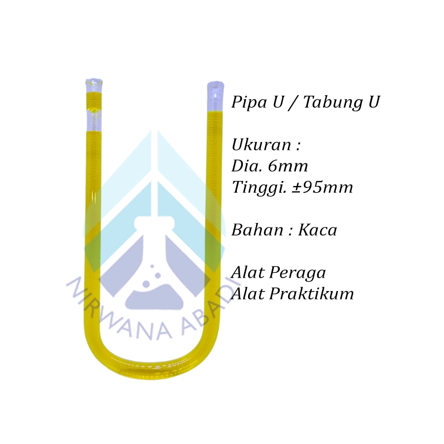 Pipa U Kaca Tabung U