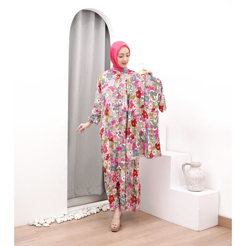 Hasya Dress | couple ibu anak murah | couple ibu anak bahan adem