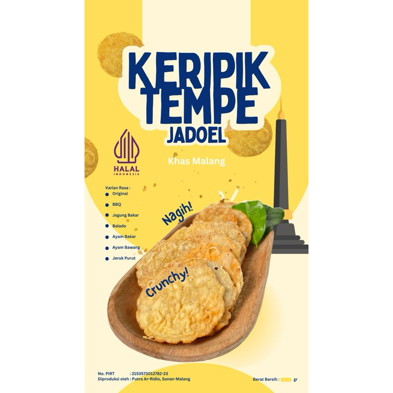 

Keripik tempe Jadoel
