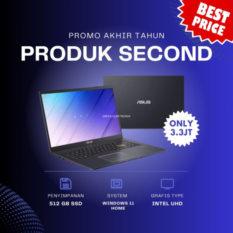 ASUS Laptop Windows 11 Home Intel UHD