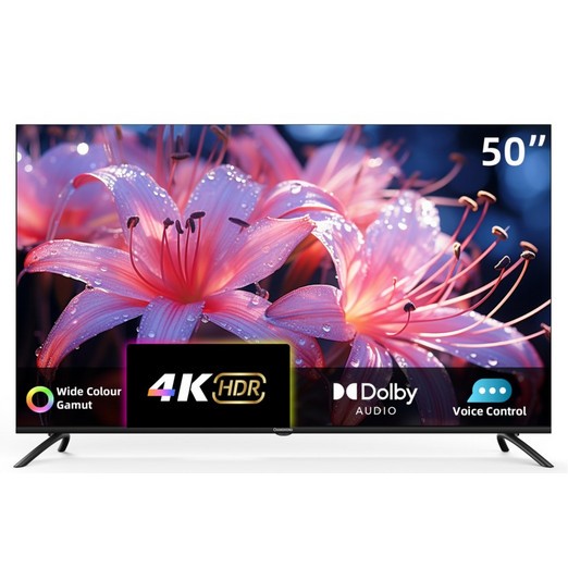 CHANGHONG U50QCN1 QLED TV 50INCH GOOGLE SMART TV DIGITAL TV 4K CHANGHONG 50QCN1