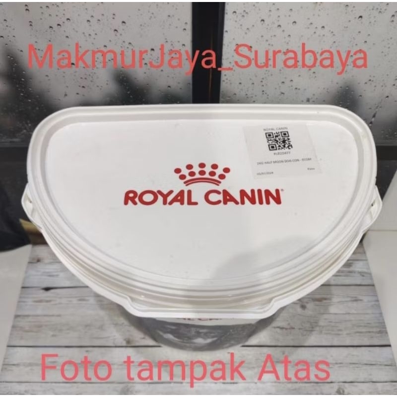 Tempat penyimpanan makanan CAT / DOG  merk royal canin Container cat food Half moon