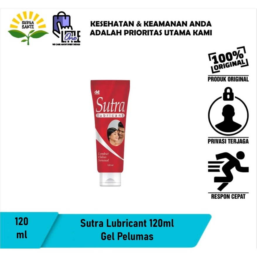 Sutra Lubricant 120 mL - Gel Pelumas Pelicin Waterbased