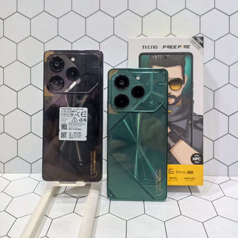 Tecno Pova 6 Pro 5G 12/256GB Hp Second Bekas Fullset