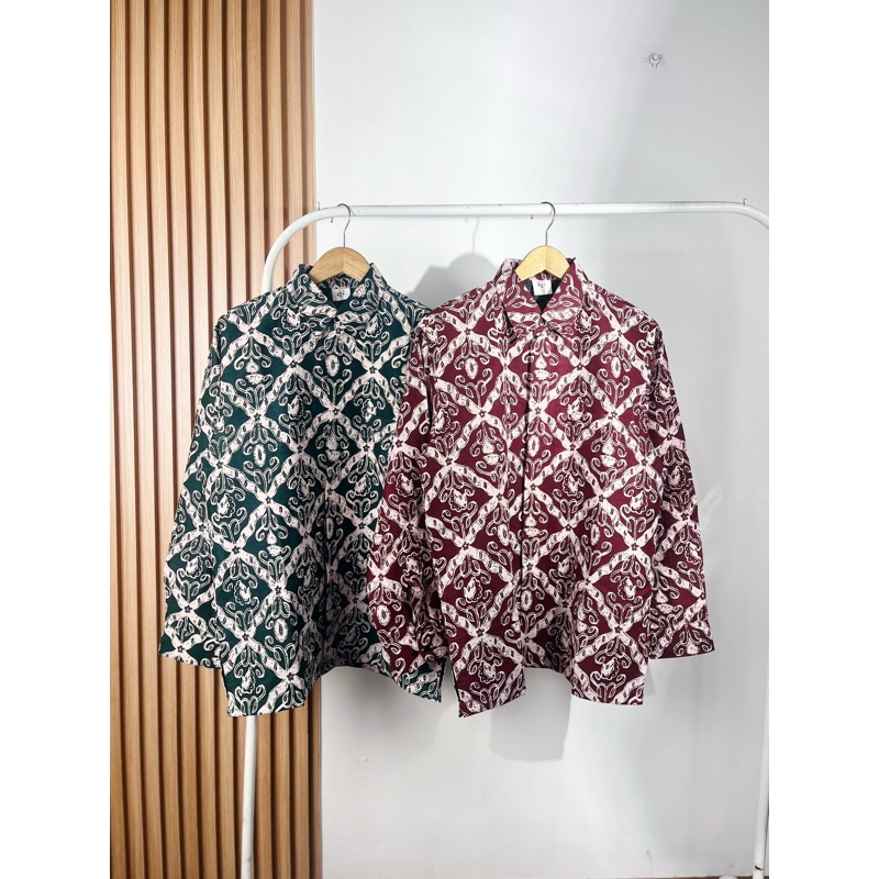 Kemeja Batik Pria Sidomukti by Terbit Ayu Batik