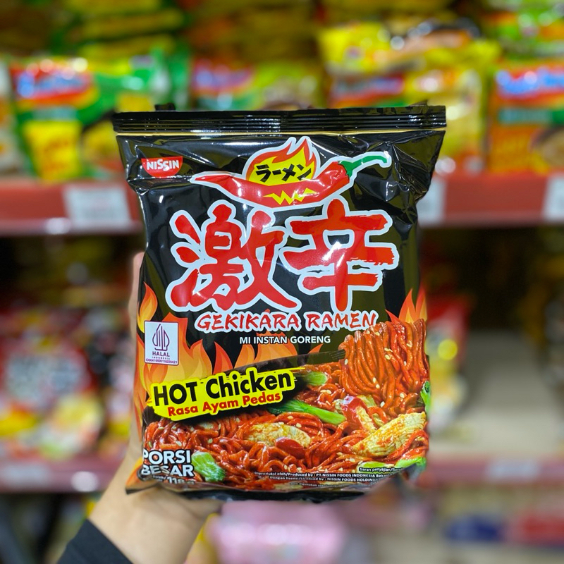 

Nissin Gekikara Ramen Hot Chicken Mi Goreng 118gr