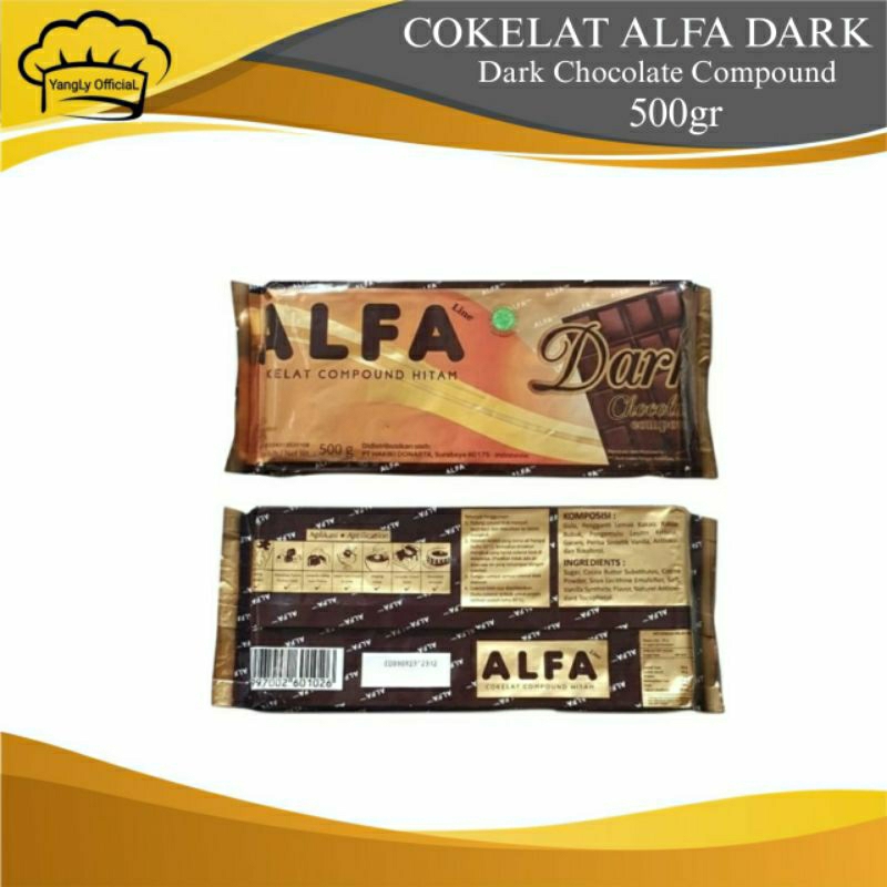 

Cokelat Batang ALFA 500gr / Dark Chocolate Compound