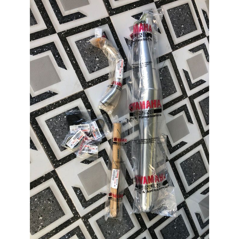 KNALPOT SET RX KING ORIGINAL YAMAHA
