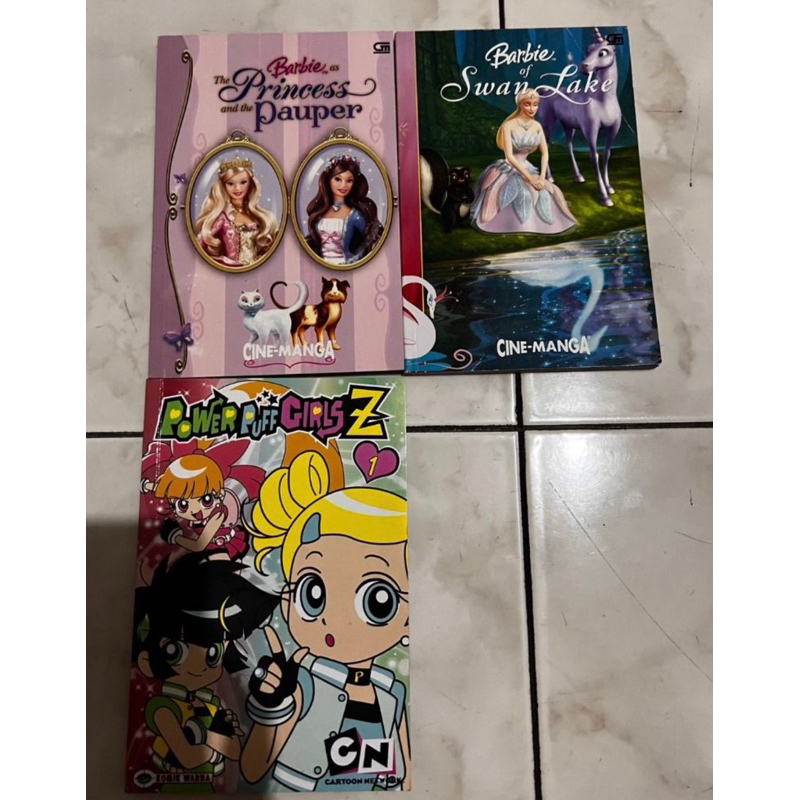 komik barbie princess pauper dan swanlake