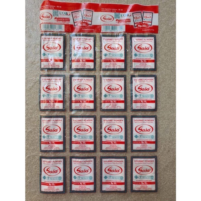 

[Per Renceng] Sasa Micin Penyedap Rasa Rp 50 Rp 100 Isi 16 Sachet