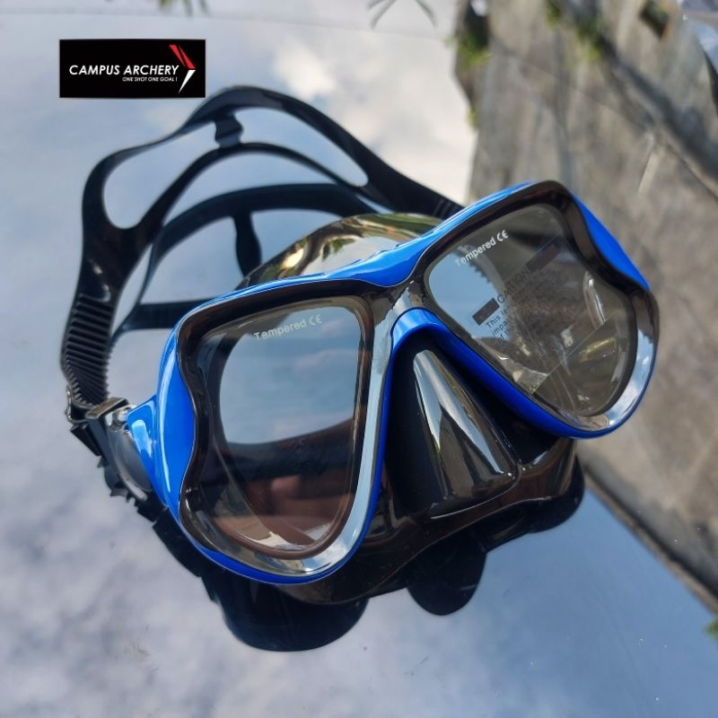 BIRU M23 Kacamata Selam Snorkeling Freediving Spearfish Masker Diving Goggles