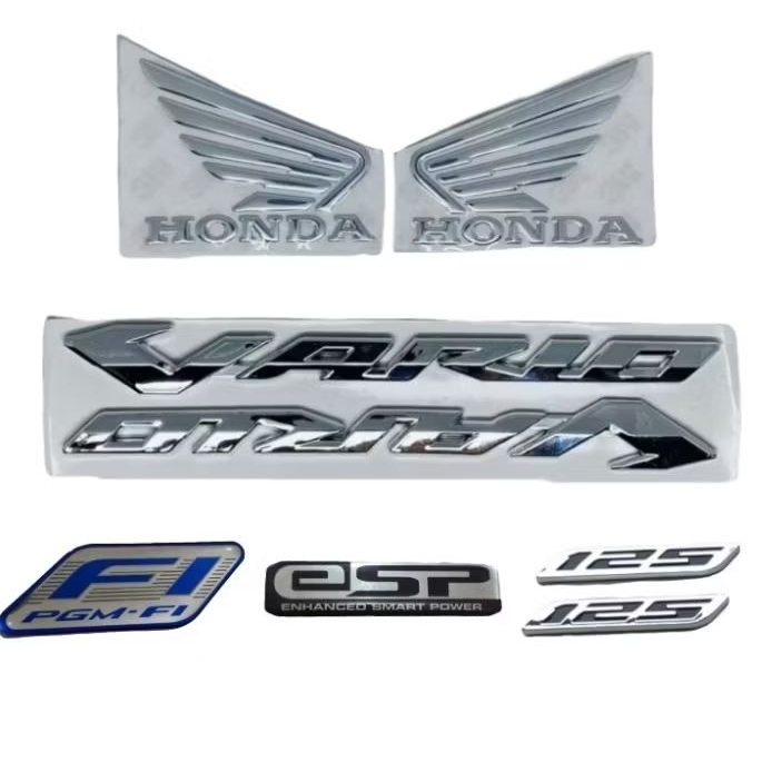 logo emblem motor honda vario 125 dan 150 vario led old vario kzr