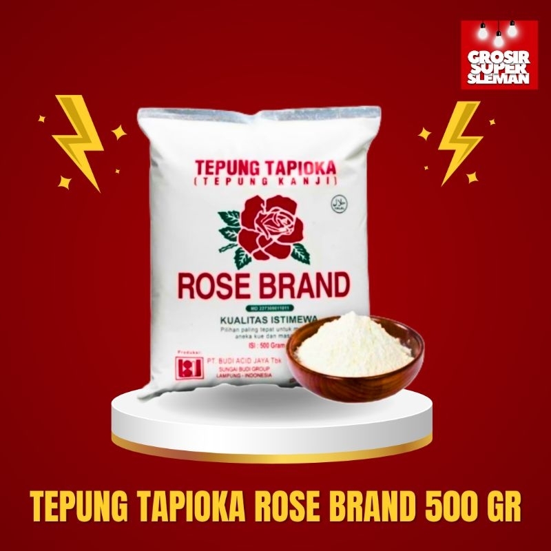 

Tepung Tapioka ROSE BRAND 500 Gram Tepung Kanji Tepung Singkong Termurah